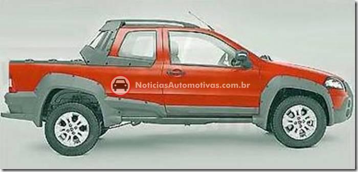 fiat strada cabine dupla Fiat Strada Cabine Dupla provavelmente vai ser