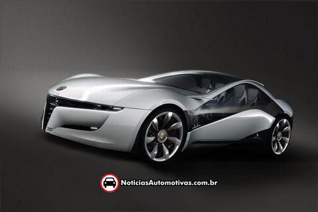 Alfa Romeo Pandion Sports Coupe Concept Bertone vazou 1 Alfa Romeo Pandion Sports Coupe Concept, feito pelo estúdio Bertone, tem fotos reveladas