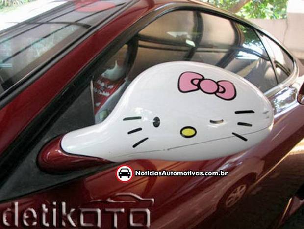 Quando duas coisas não combinam Ferrari 360 Hello Kitty 4 Quando duas coisas não combinam