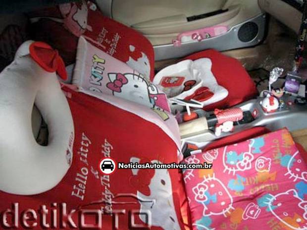 Quando duas coisas não combinam Ferrari 360 Hello Kitty 5 Quando duas coisas não combinam