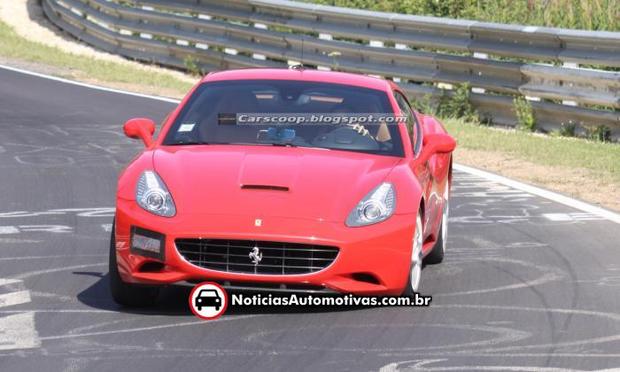Ferrari California HGTE flagra 1 Ferrari California poderá ganhar kit HGTE
