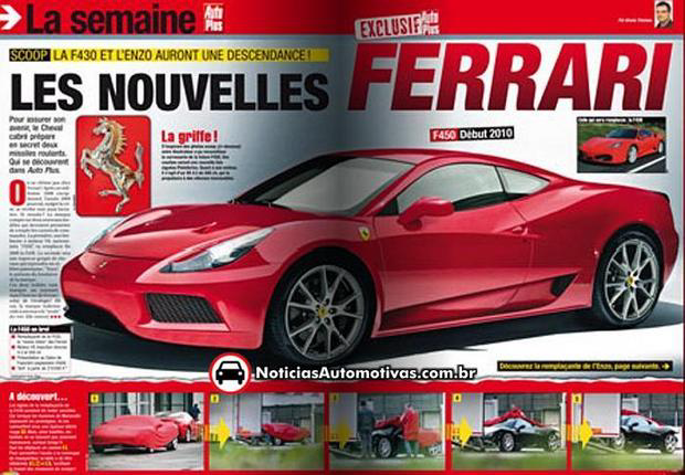 Ferrari F450 auto plus Ferrari F450 2010 vai ser lançada em setembro: mais uma projeção