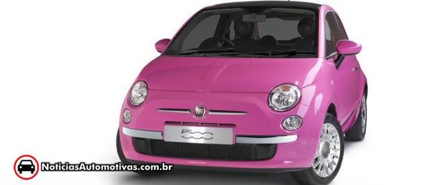 Fiat 500 Pink 1 Fiat 500 Pink é lançado na Europa