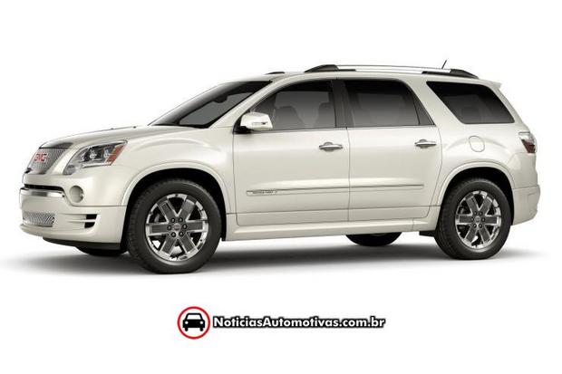 GMC Acadia Denali 1 GMC Acadia Denali 2011 é revelado, vendas começam no final de 2010