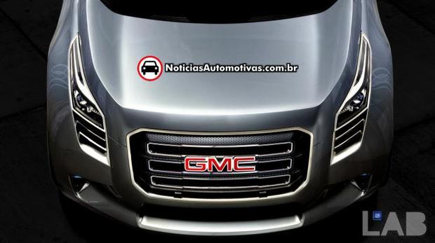 GMC Urban Utility Concept 1 GMC Urban Utility Concept aparece em duas imagens antes do Salão de Detroit