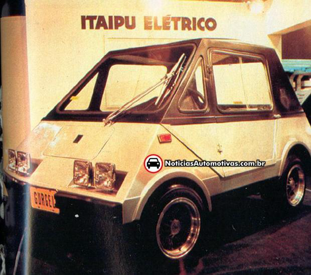 GURGEL ITAIPU ELETRICO Carros conceito e protótipos nacionais: Gurgel Itaipu Elétrico 1973