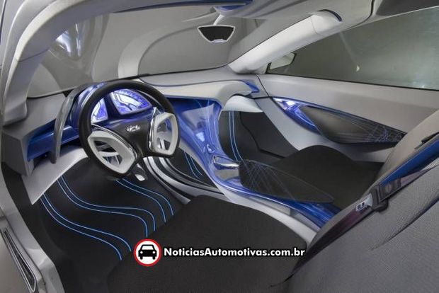 Hyundai Nuvis hybrid concept oficiais 5 Hyundai Nuvis Hybrid Concept também está no Salão de Nova York