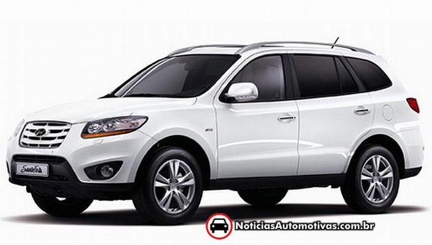 Hyundai Santa Fe 2010 facelift coreia Hyundai Santa Fe 2010 recebe facelift e novos motores na Coréia