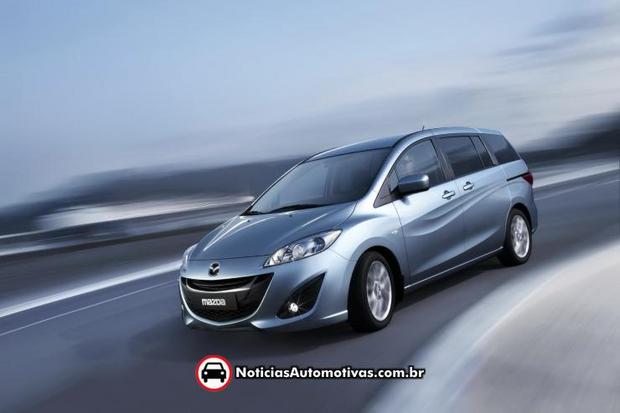 Nova minivan Mazda5 2011 é revelada antes do Salão de Genebra Mazda5 2011 1 Nova minivan Mazda5 2011 é revelada antes do Salão de Genebra