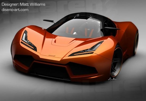 McLaren LM5 concept 1 McLaren LM5 Concept: uma idéia de sucessor da McLaren F1