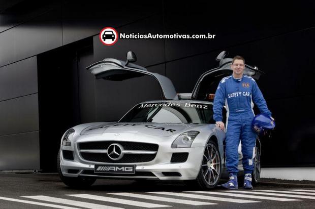 Mercedes Benz SLS AMG Gullwing é o Safety Car oficial da F1 2010 Mercedes SLS AMG Gullwing Safety Car 1 Mercedes Benz SLS AMG Gullwing é o Safety Car oficial da F1 2010