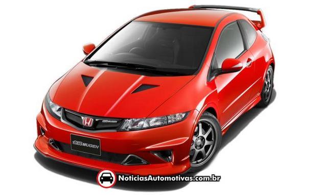 Mugen Honda Civic Type R europa 1 Primeiras fotos do Mugen Honda Civic Type R Hatch, a ser lançado na Europa
