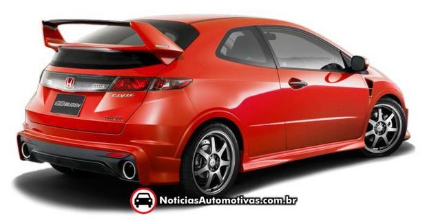 Mugen Honda Civic Type R europa 2 Primeiras fotos do Mugen Honda Civic Type R Hatch, a ser lançado na Europa