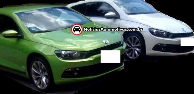 Scirocco flagra brasil Scirocco no Brasil, novo médio Volkswagen e Fox Power