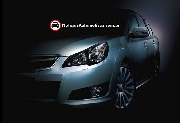 Subaru Legacy touring 2010 teaser Versão japonesa da Subaru Legacy Touring 2010 aparece em teaser
