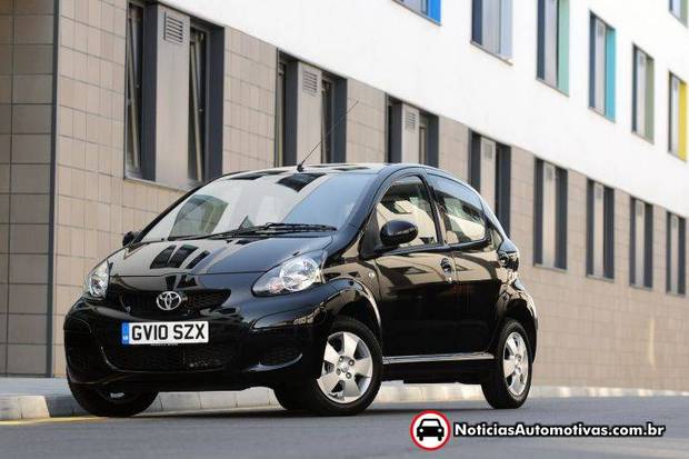 Toyota Aygo Black 1 Toyota Aygo Black   nova versão top de linha