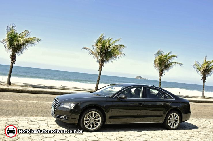  Novo A8 mantém a tradicional construção em alumínio e adiciona o máximo da tecnologia da Audi