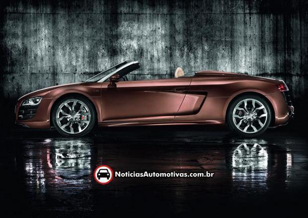 audi r8 spyder oficial 2 Audi R8 Spyder é revelado oficialmente, tem 525 cavalos de potência
