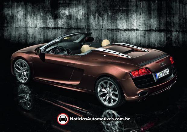 audi r8 spyder oficial 3 Audi R8 Spyder é revelado oficialmente, tem 525 cavalos de potência