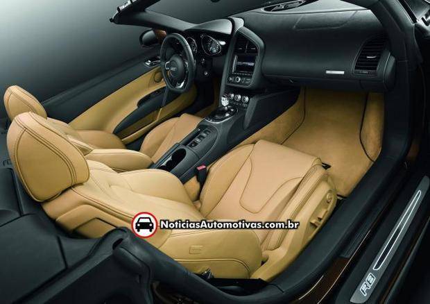 audi r8 spyder oficial 4 Audi R8 Spyder é revelado oficialmente, tem 525 cavalos de potência