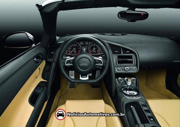 audi r8 spyder oficial 5 Audi R8 Spyder é revelado oficialmente, tem 525 cavalos de potência