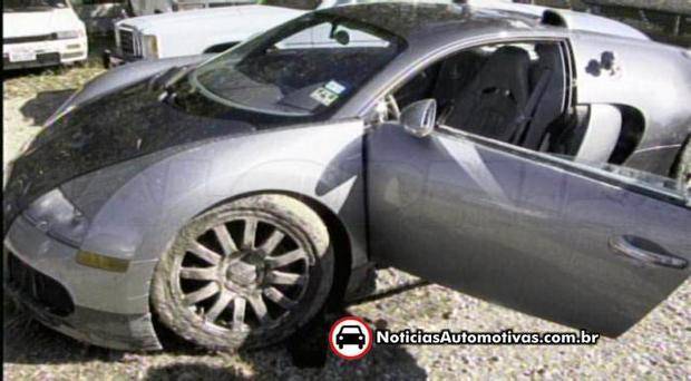 bugatti veyron caiu lago imagens 1 Veja como ficou o Bugatti Veyron que caiu no lago