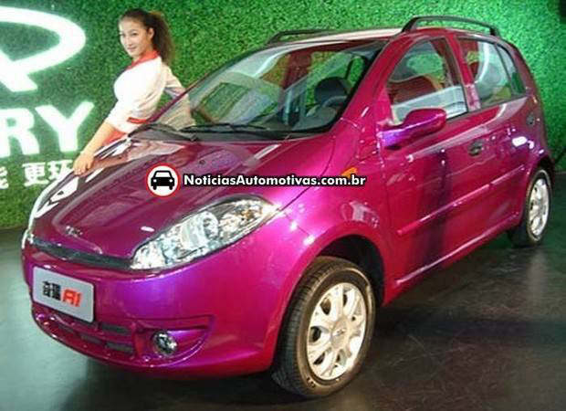 chery a1 sera lancado no uruguai visando argentina e brasil Chery A1 será lançado no Uruguai visando Argentina e Brasil?