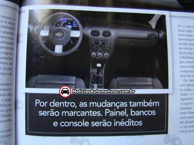 chevrolet montana especulacao revista 2 Especulação, pra que te quero: Chevrolet Montana poderia receber este visual (??)