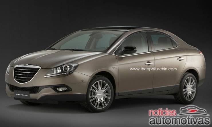 Chrysler 100 pode surgir como hatch americano Avenger continua chrysler 100 1 Chrysler 100 pode surgir como hatch americano Avenger continua