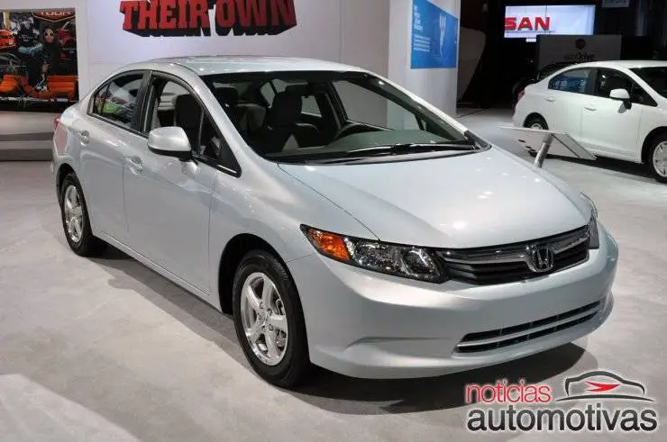 civic gx Honda Civic 2012 movido a gás natural terá preços a partir de 26.155 dólares