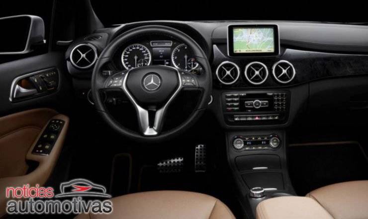 classe b interior 1 Mercedes Benz Classe B 2012 tem interior revelado