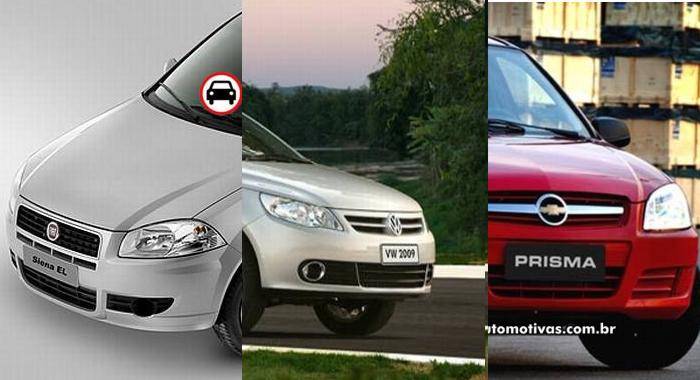 comparativo siena voyage prisma 1 Sedãs 1.0 com preços abaixo dos 30.000 reais   o melhor é Siena EL, Prisma Maxx ou Voyage?