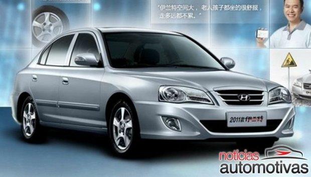 elantra china 2011 3 Hyundai lança nova geração do Elantra na China