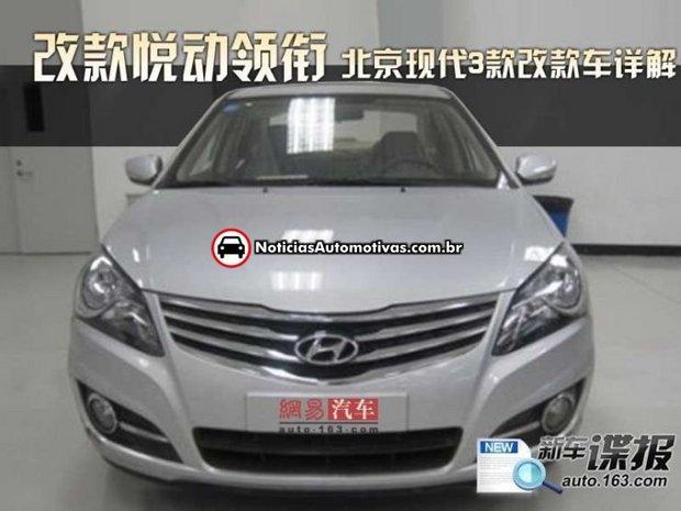 elantra chines 2011 1 Hyundai Elantra 2011 China: Um misto dos novos Sonata e Azera
