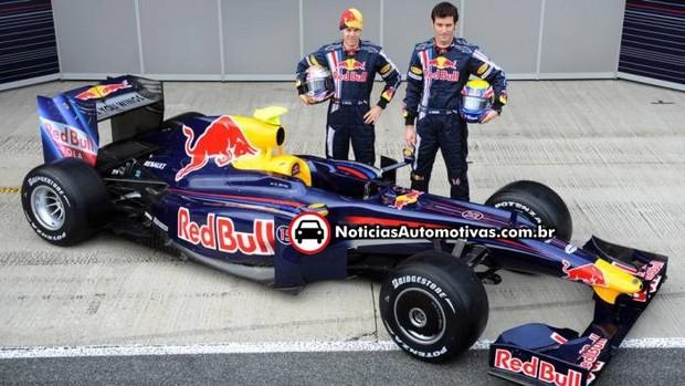 f1 red bull apresenta seu novo carro para a temporada 2009 1 F1: Red Bull apresenta seu carro para a temporada 2009