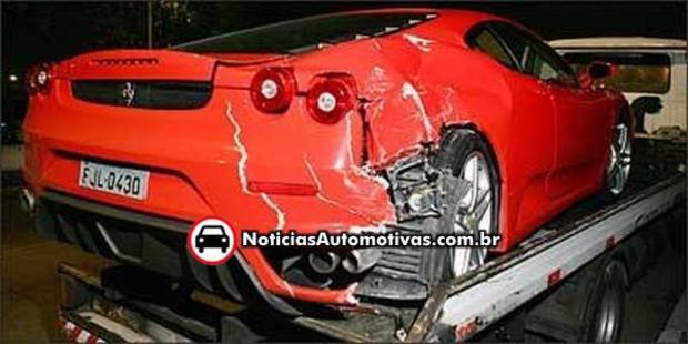 ferrari f430 empresario acidente 2 Empresário compra Ferrari F430 por 1.170.000 reais e depois descobre que ela esteve envolvida em acidente