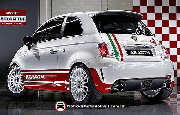 fiat 500 abarth r3t 2 Fiat 500 Abarth R3T é um modelo especialmente preparado para rally, com 180 cavalos
