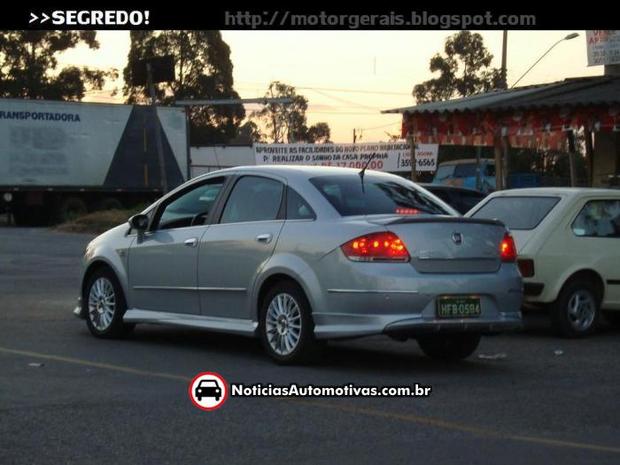 fiat linea monte bianco flagra 2 Fiat Linea Monte Bianco está pronto para ser lançado