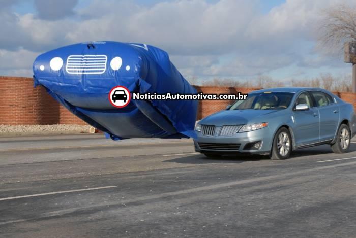 ford investe em crash test com baloes 3 Ford investe em crash test com balões!