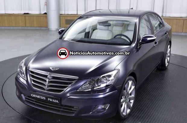 hyundai genesis prada special edition 1 Hyundai Genesis Prada: detalhes e imagens, antes de sua estréia no Salão de Seul