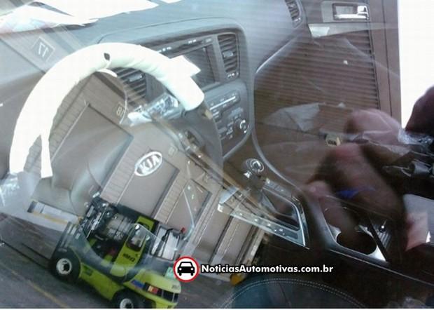 kia optima 2011 interior e revelado em flagrante 2 Kia Optima 2011: Interior é revelado em flagrante