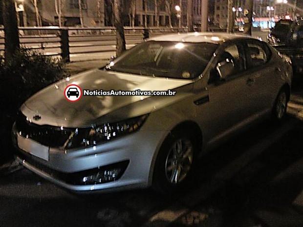 kia optima 2011 interior e revelado em flagrante 4 Kia Optima 2011: Interior é revelado em flagrante