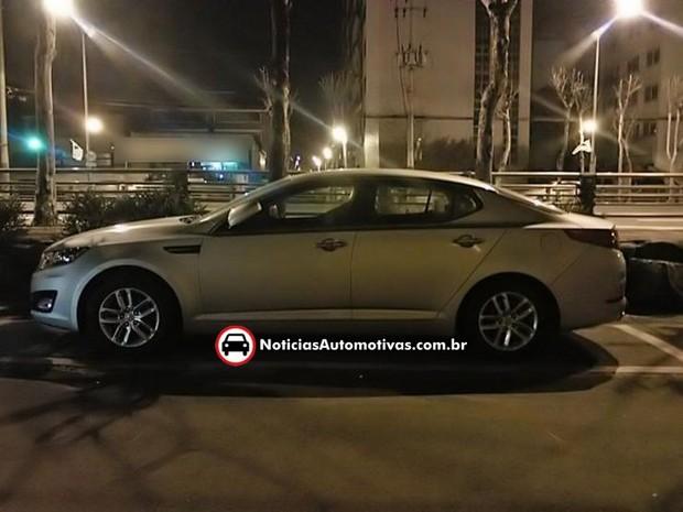 kia optima 2011 interior e revelado em flagrante 5 Kia Optima 2011: Interior é revelado em flagrante