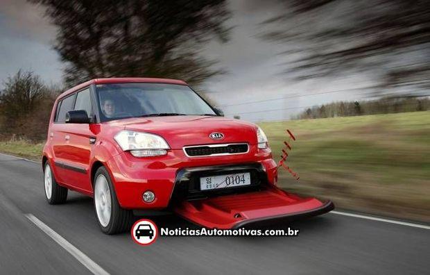 kia wind assisted aero soul 1 Kia Soul com tampa aerodinâmica, SEAT com turbina elétrica no teto, Hyundai do papa, é o 1o de abril