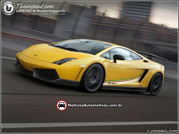 lamborghini gallardo lp570 4 superleggera projecao 1 Lamborghini Gallardo LP570 4 Superleggera: maiores detalhes e uma projeção