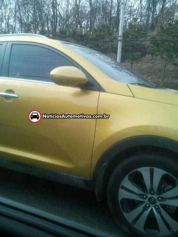 mais imagens do novo kia sportage agora rodando na coreia do sul 2 Mais imagens do Novo Kia Sportage, agora rodando na Coréia do Sul