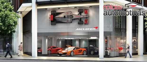 mclaren showrooms McLaren abrirá lojas em 19 países