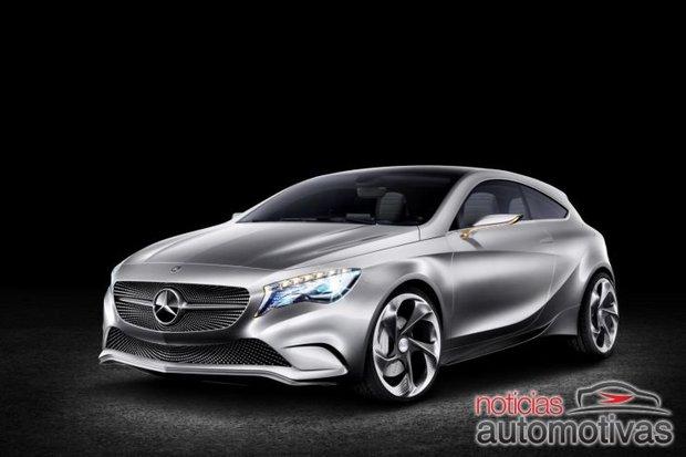 mercedes a class 1 Mercedes divulga novo conceito que estará em Xangai