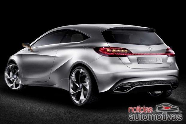 mercedes a class 2 Mercedes divulga novo conceito que estará em Xangai
