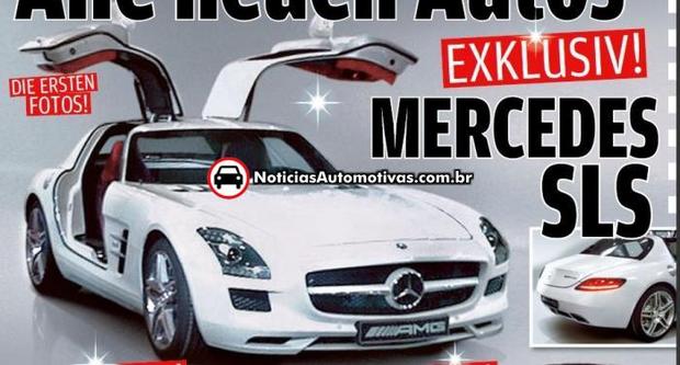 mercedes benz sls amg gullwing vazou 2 Imagem do Mercedes Benz SLS AMG Gullwing vaza na internet